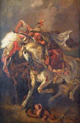 Kampf des Giaour und des Paschas